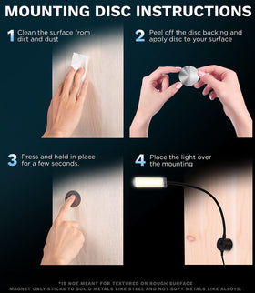 FAJ hands-free-illumination keeps your hands free for tasks.