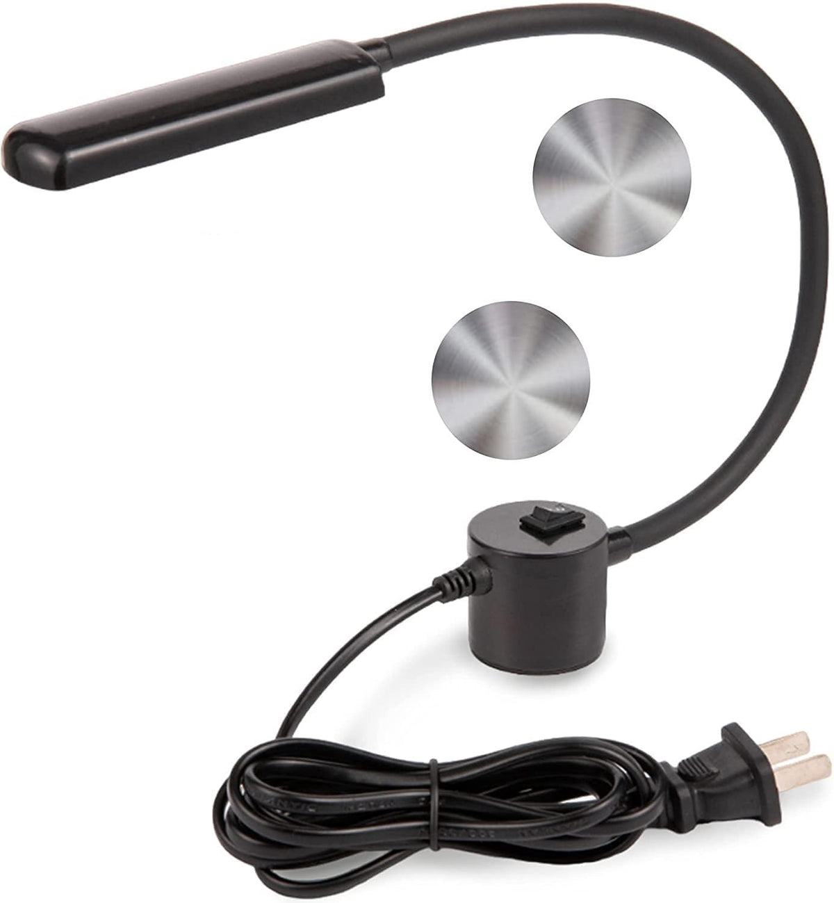 FAJ magnetic-base sewing light provides stable hands-free brightness for sewing.