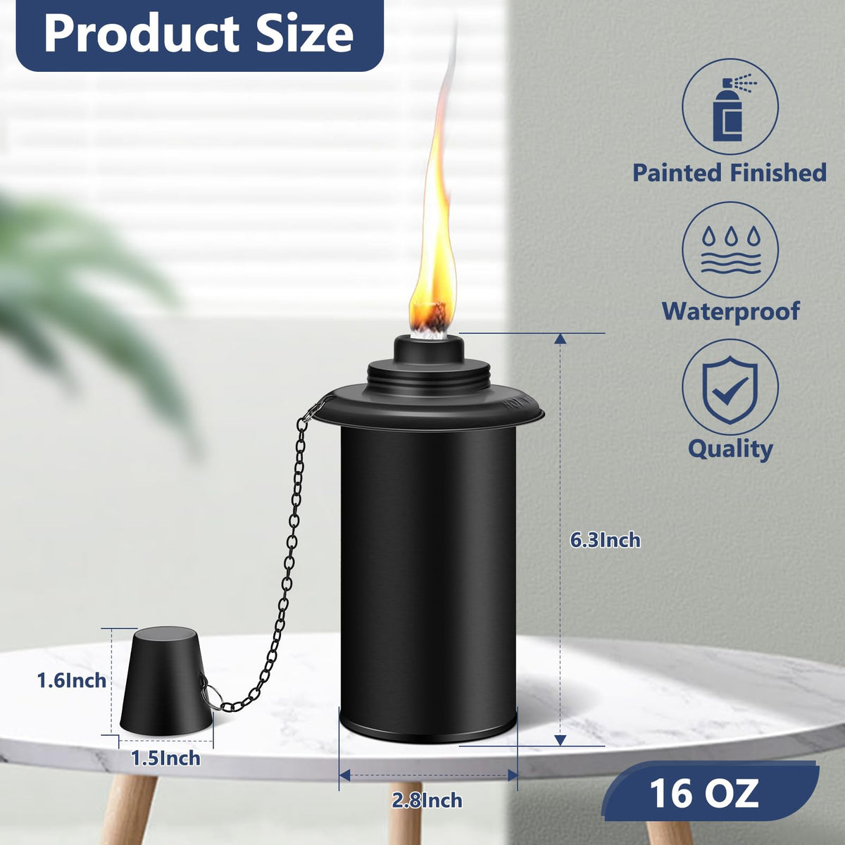 FALBAWR torch canister wide-mouth refilling for quick fuel top-ups