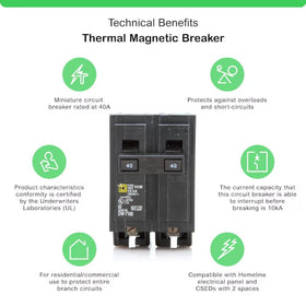 FalconSupply HOM240 plug-on connection demonstrates secure Homeline compatibility.