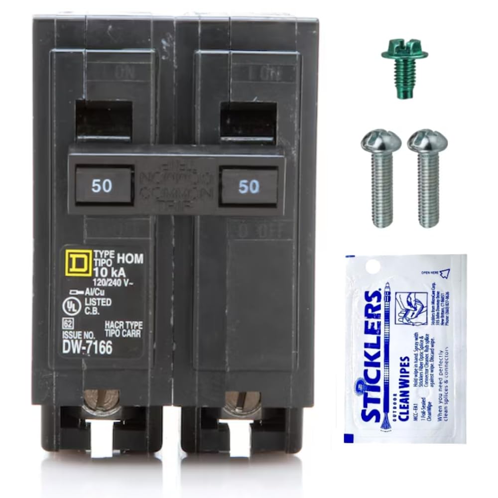 FalconSupply HOM250 breaker ready for Homeline panel compatibility.