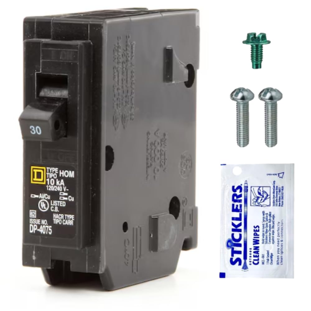 FalconSupply HOM130 front view of a 30A Homeline breaker for reliable protection
