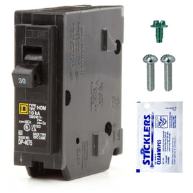 FalconSupply HOM130 front view of a 30A Homeline breaker for reliable protection