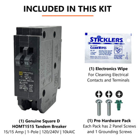 FalconSupply cleaning wipe included for safe bus-bar prep