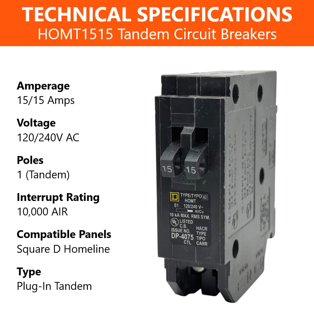 FalconSupply HOMT1515 tandem breaker side view showing slim profile
