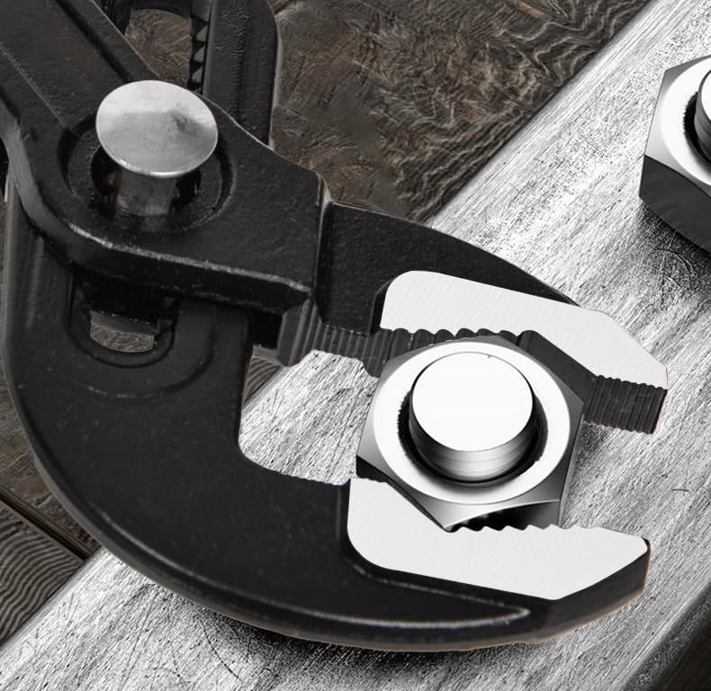 Falichchch slip-joint design with spring button for quick adjustments.