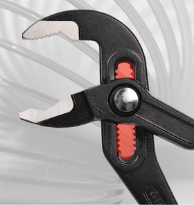 Falichchch V-jaw grip for secure multi-profile holds.