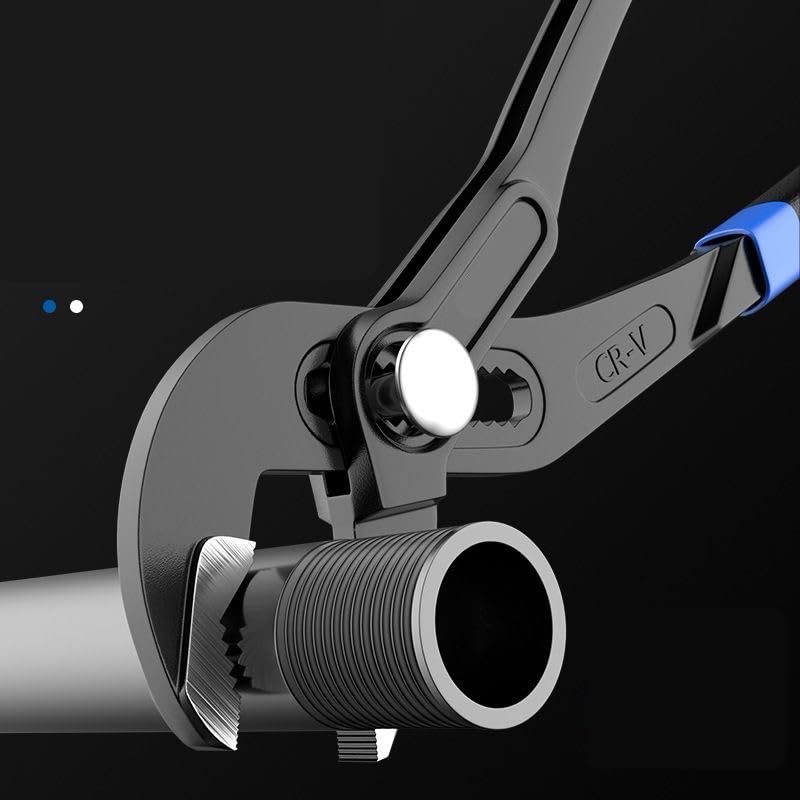 Falichchch water pump pliers with black coating for rust resistance.