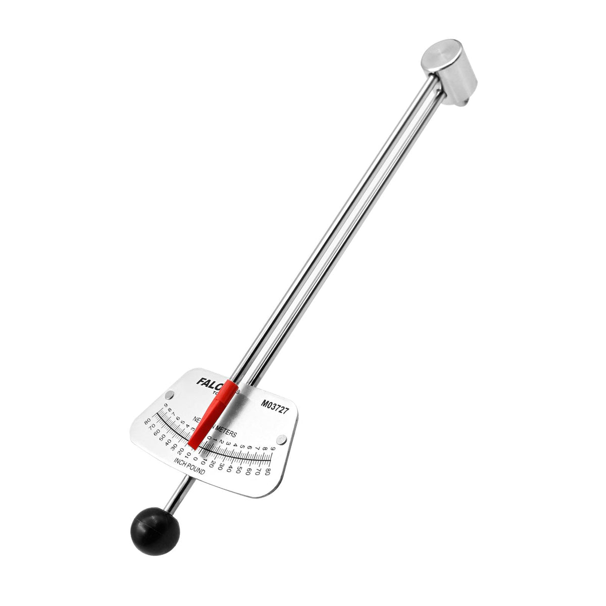 Falosi beam torque wrench side view showing compact design for tight spots