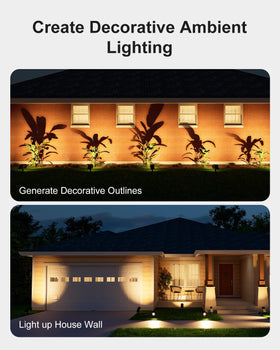 FALOVE solar spotlights illuminate a snowman display with cheerful warmth.