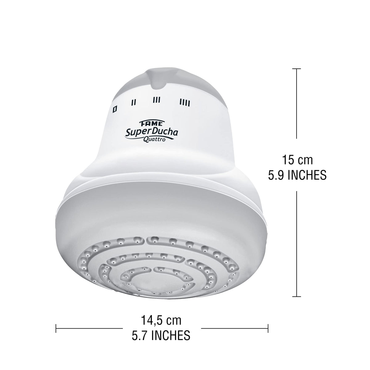 FAME SuperDucha Quattro cable cover aids safe wiring.