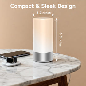 Famigreta table lamp offers three brightness levels for any task.