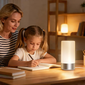 Famigreta table lamp versatile decor for bedroom, nursery, or desk.