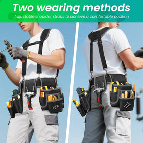 FamilyKit detachable suspenders with quick-release buckle for easy setup
