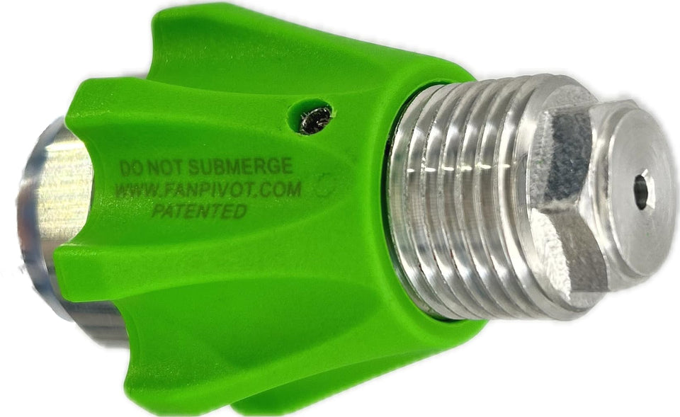 Fan Pivot airless spray gun attachment delivers smooth control for long sessions.