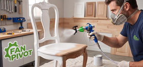 Fan Pivot durable nylon-aluminum build stands up to rugged jobsite use.