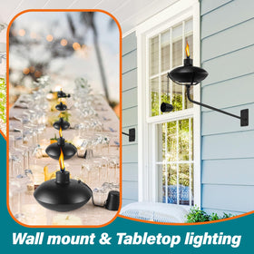 FAN-Torches easy assembly demonstrated with a quick wall mount.