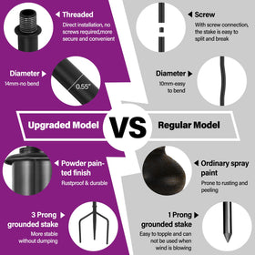 FAN-Torches large capacity refill opening simplifies fuel or citronella oil refills.