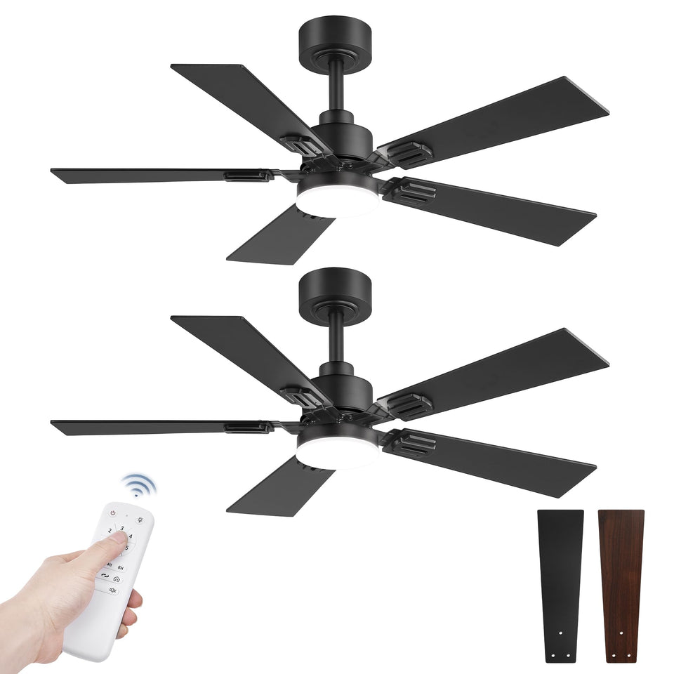 Fanbulous 42-inch ceiling fan with lights and remote for balanced airflow in living spaces.