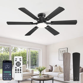 Fanbulous 52-inch ceiling fan with light for bright, energy-efficient illumination