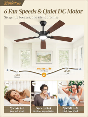 Fanbulous app control UI—smart ceiling fan management from your phone.