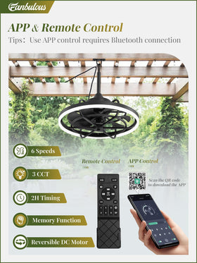Fanbulous hanging-hook design showing versatile outdoor mounting.