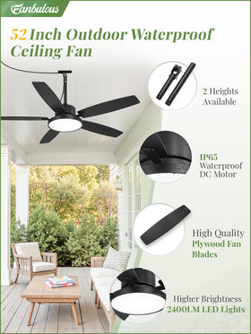 Fanbulous DC motor with six speed control enables tailored outdoor comfort