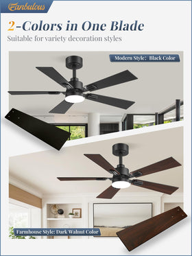Fanbulous dimmable LED light with 3 color temps for ambiance.