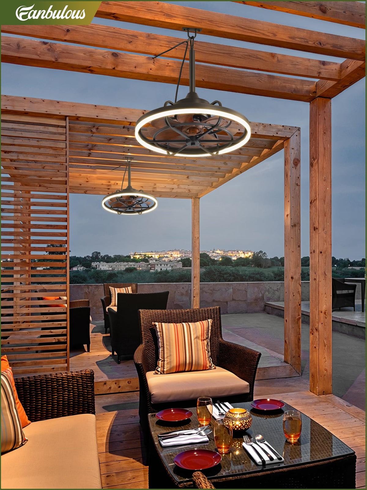 Fanbulous easy-assembly outdoor fan for quick installation