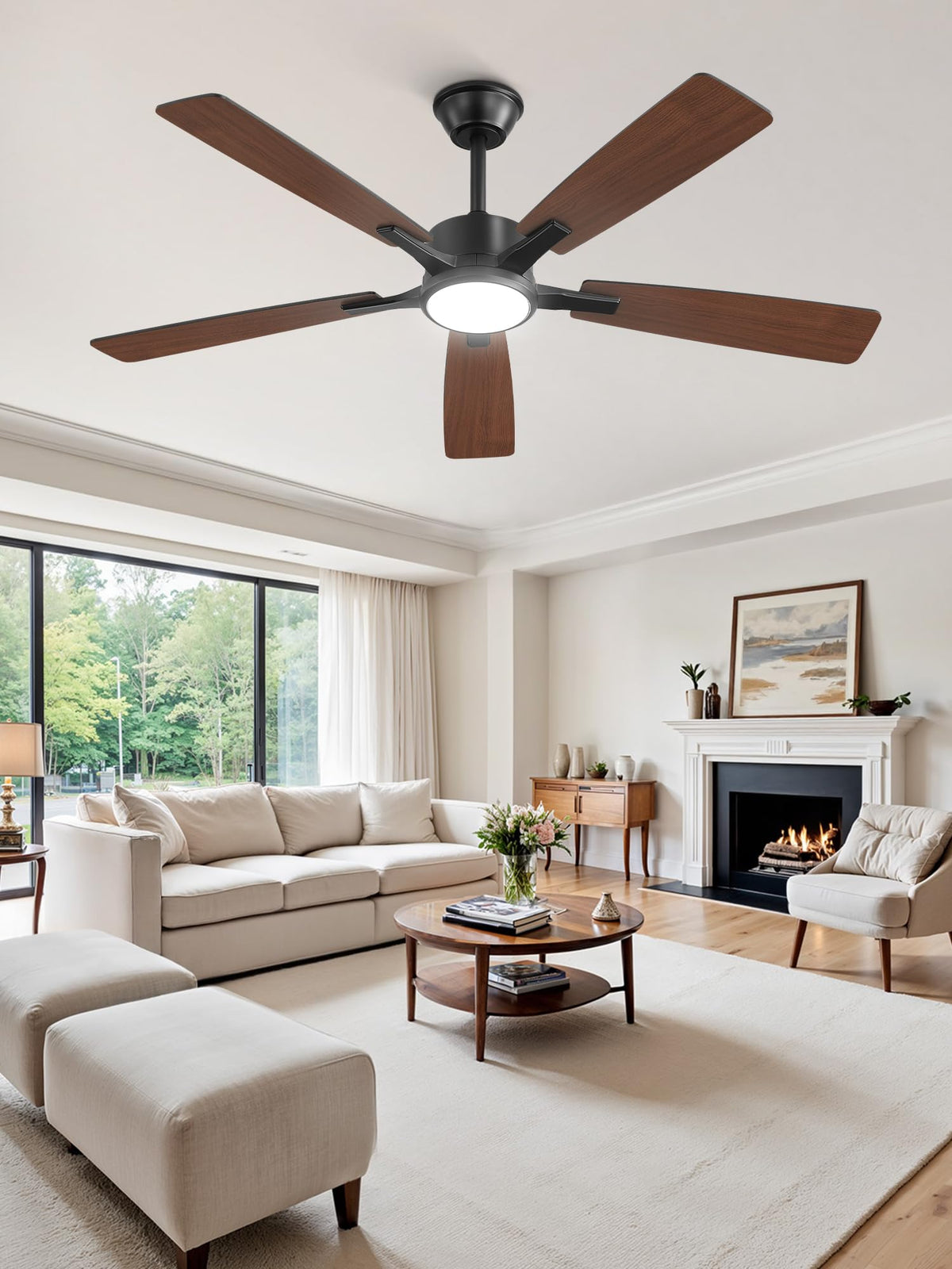 Fanbulous easy-install kit—two downrods and clear guides with warranty.