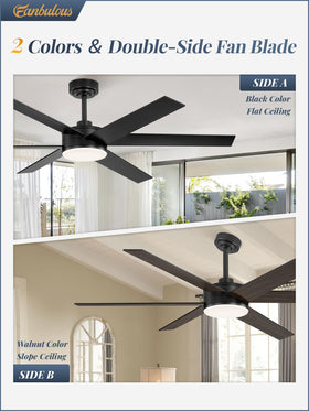 Fanbulous two-color blades adapt to decor while delivering quiet operation under 35dB.
