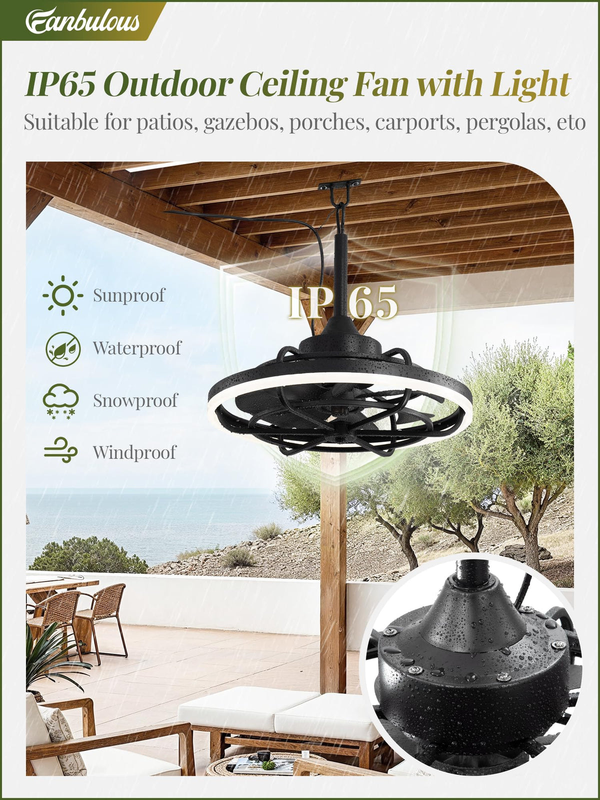Fanbulous memory-function ceiling fan saves preferred settings