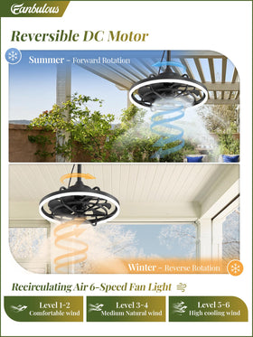 Fanbulous reversible DC motor for year-round comfort