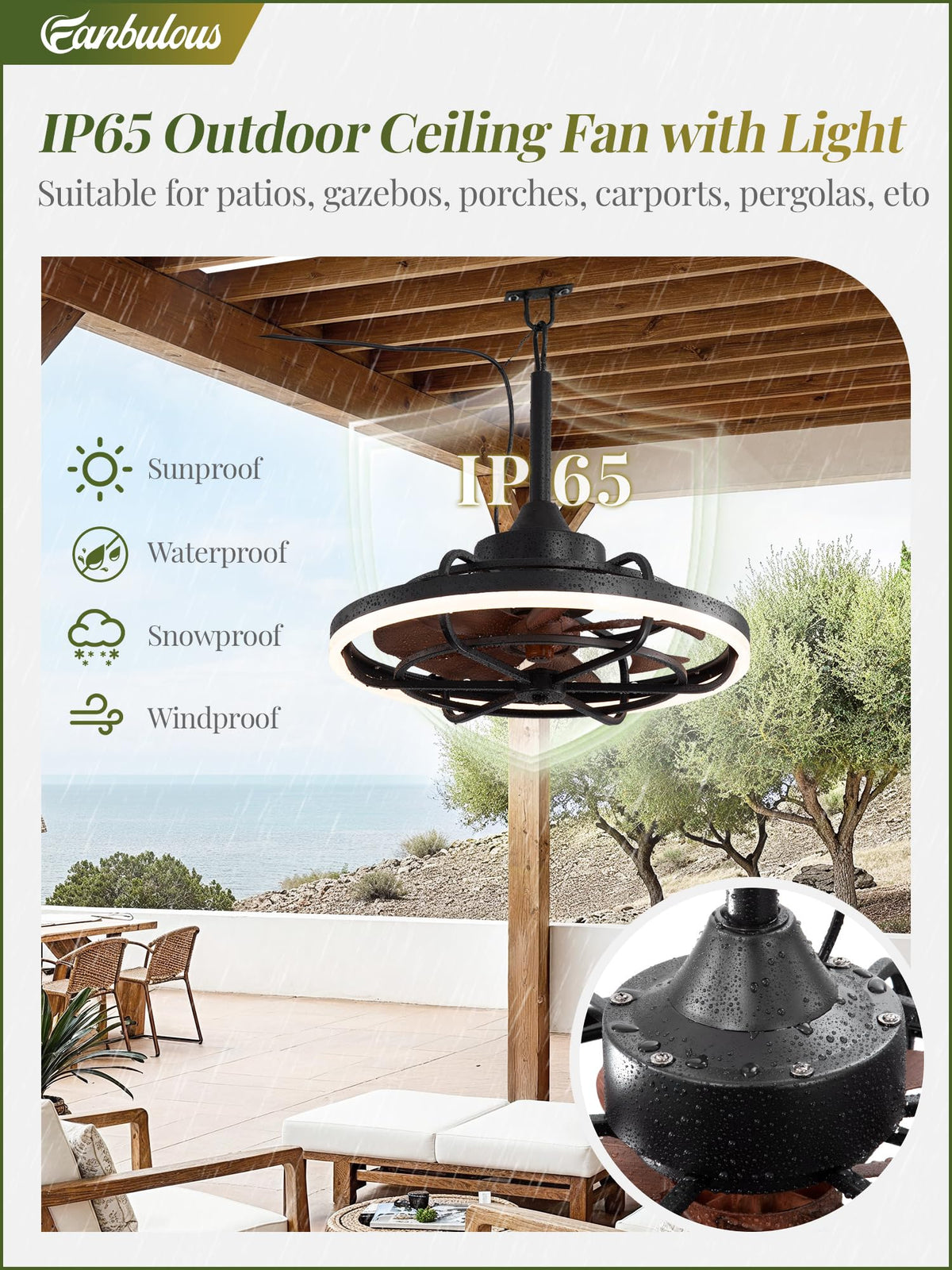 Fanbulous reversible DC motor delivers summer breeze and winter warmth