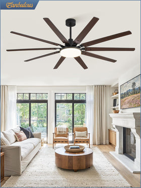 Fanbulous reversible airflow for summer cooling and winter warmth.
