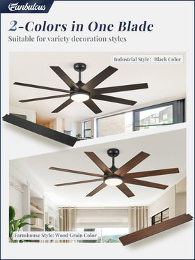 Fanbulous wall-mounted remote for convenient control from anywhere in the room.