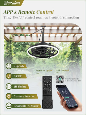 Fanbulous weatherproof IP65 ceiling fan blades for outdoor use