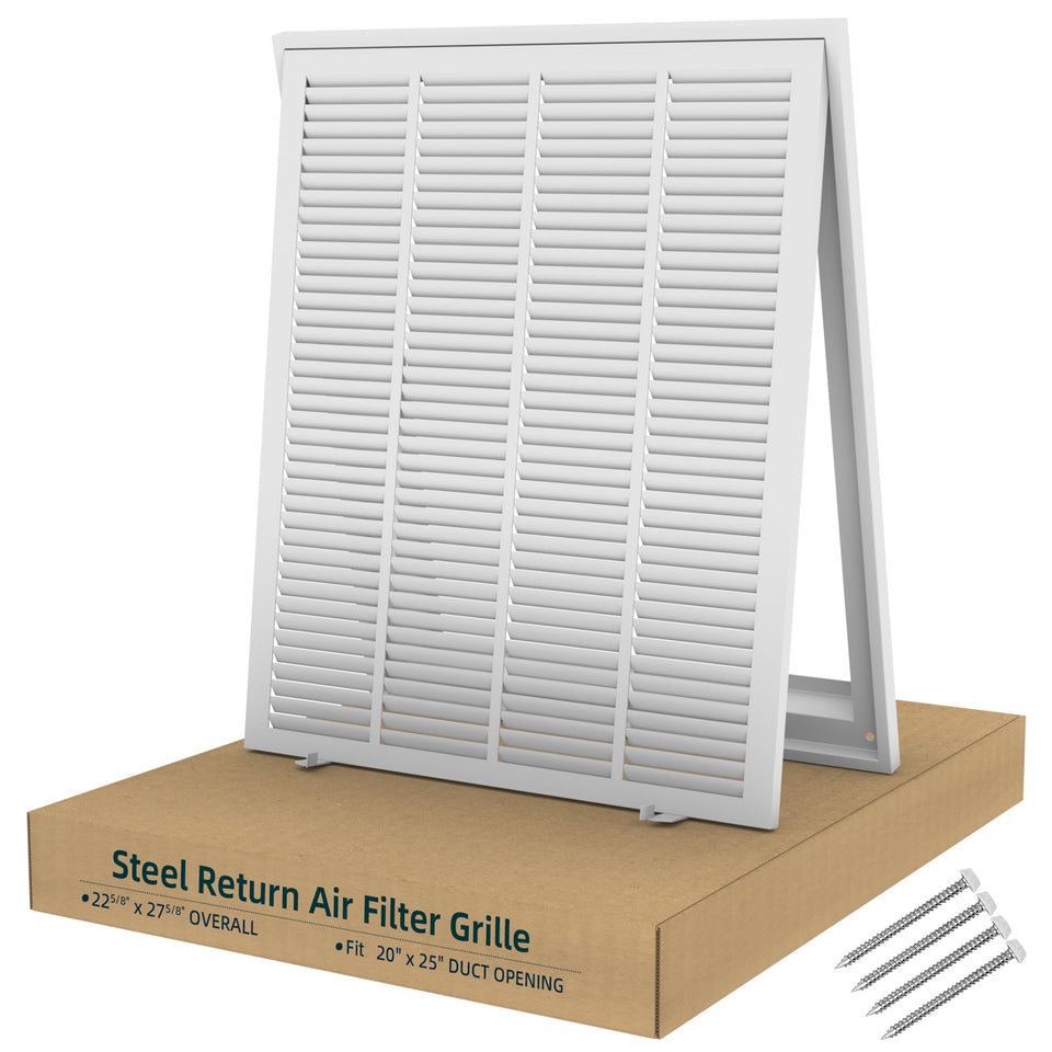 Fancat return air grille mounted on the sidewall for efficient airflow