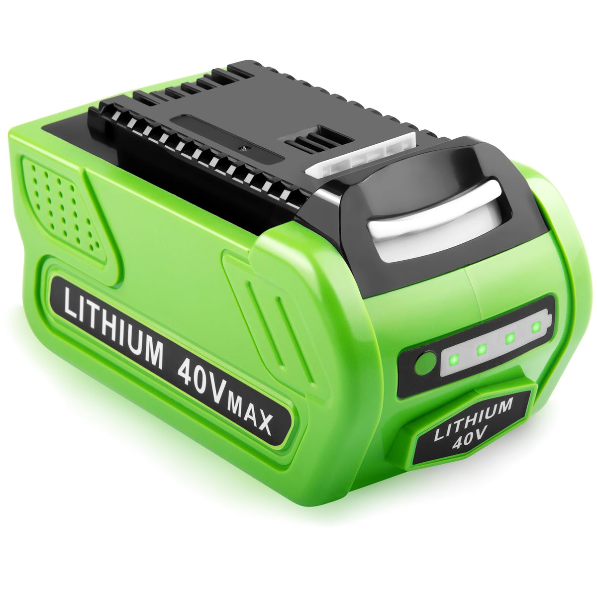 Fancy Buying LB40A010 front view battery for reliable GreenWorks power