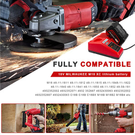 Fancy Buying rapid charger supports Milwaukee M12 and M18, versatile use.