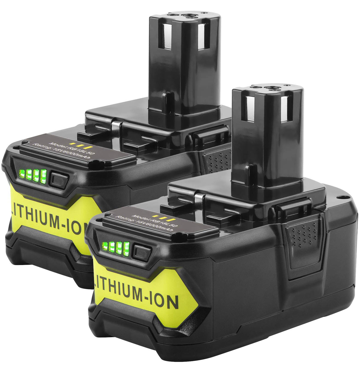Fancy Buying P108 18V 6Ah battery front view with extended runtime