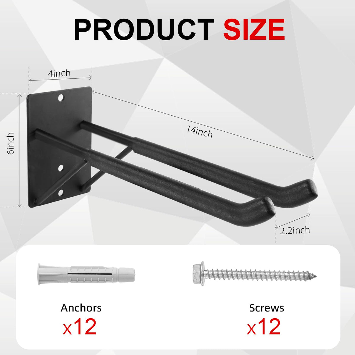FancyEagle garage hook ladder storage keeps accessibility and space neat.