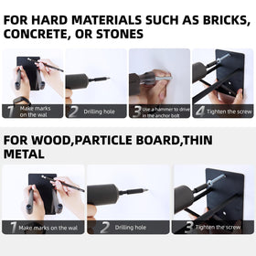 FancyEagle installation screws included for secure mounting on solid walls.
