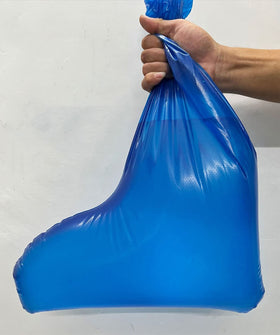 Fancystyle disposable boot covers help keep dirt out in farm and factory settings.