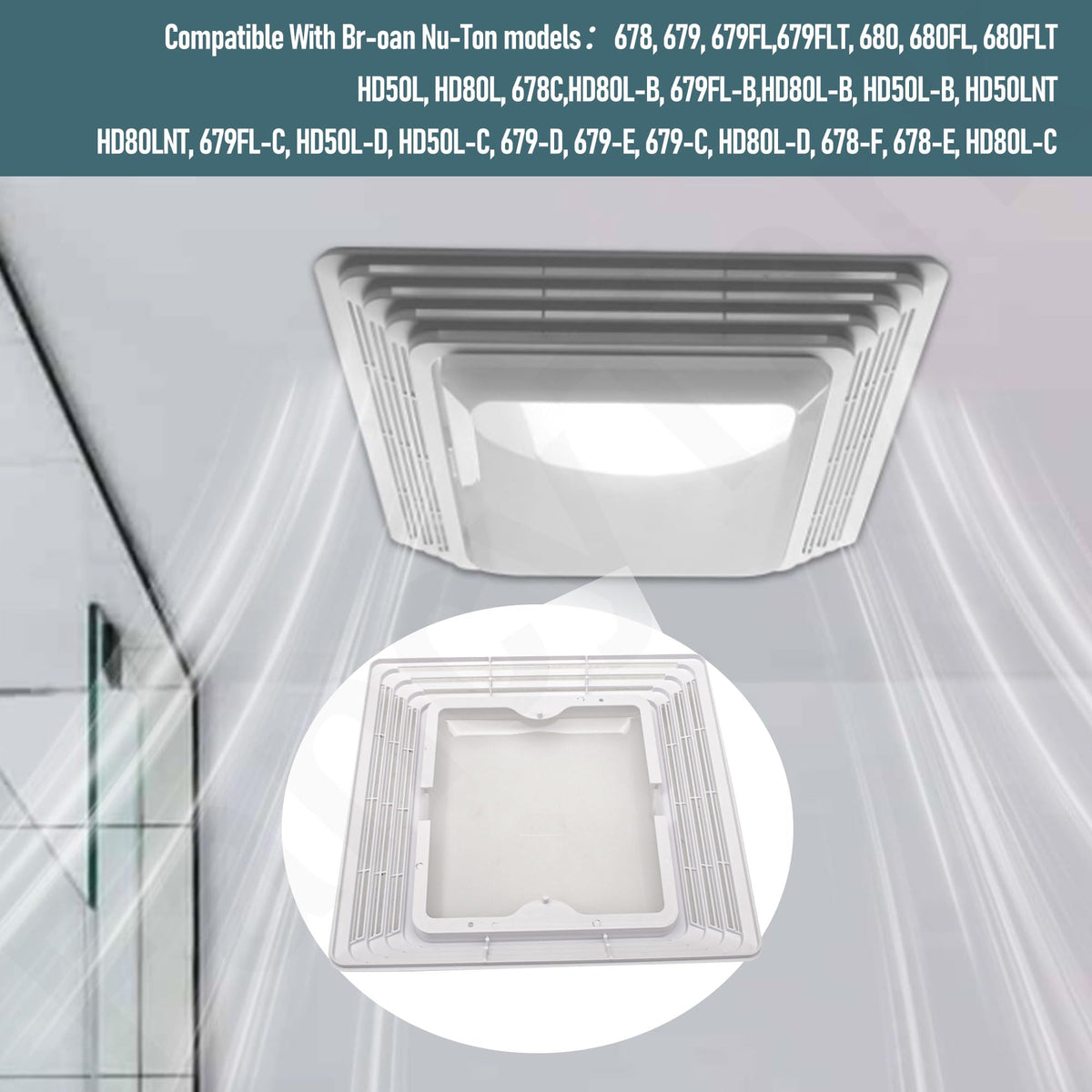Ventilation-focused design supports steady airflow in busy bathrooms.