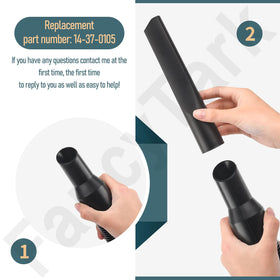 FancyTark top dust brush kit attached for vents and blinds cleaning