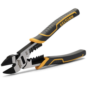 Fancytool diagonal pliers cutting copper wires with precision for efficient electrical tasks.