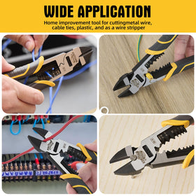Fancytool ergonomic TPR handles improve grip in slippery environments.