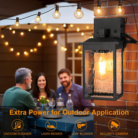 FANDBO front porch lighting enhances entryway visibility