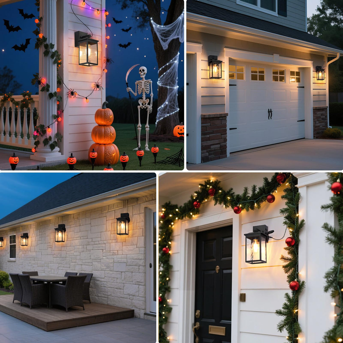 FANDBO garage and patio lighting improves nighttime safety